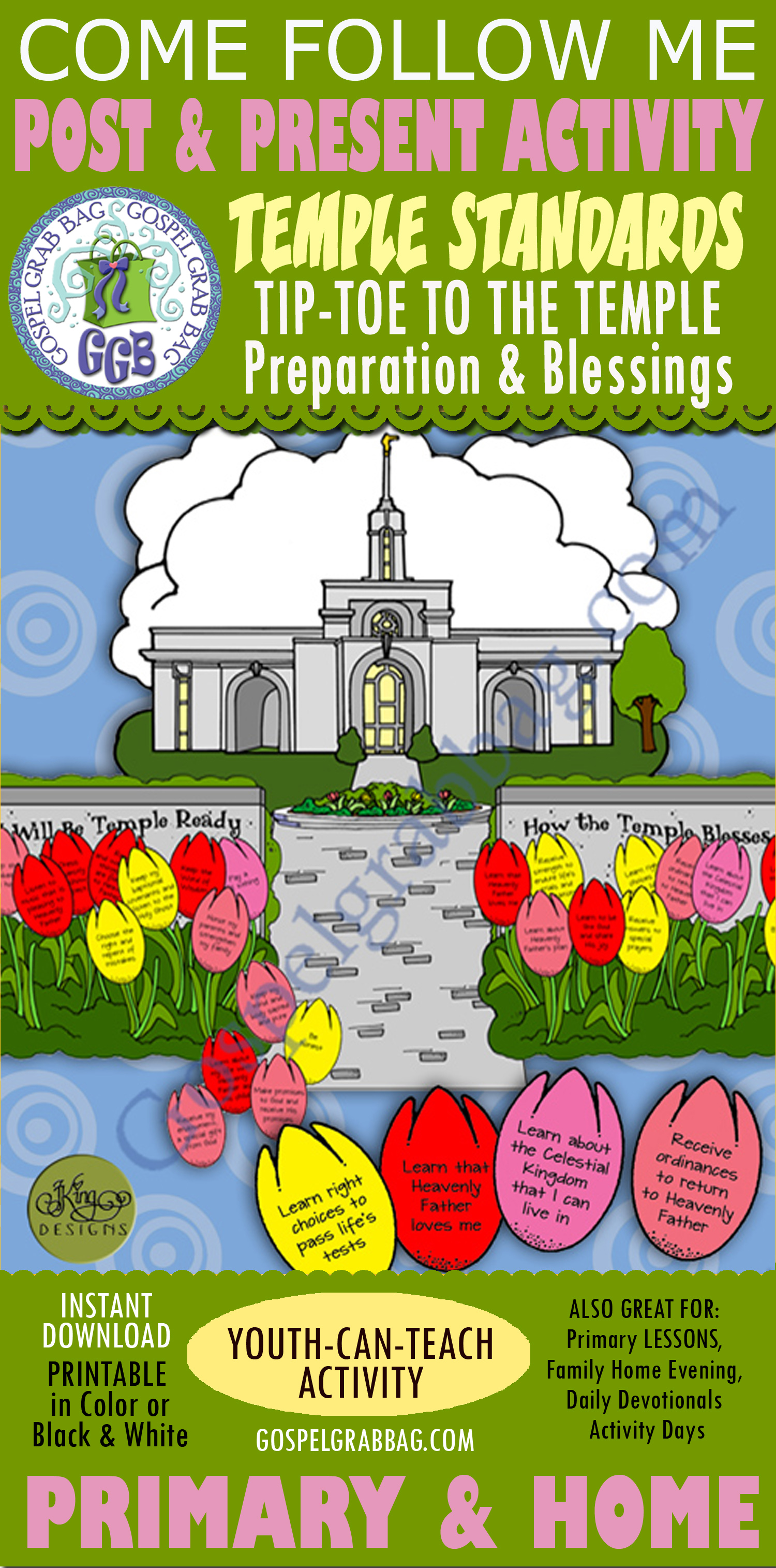 “Tip-Toe to the Temple” Preparation and Blessing Review