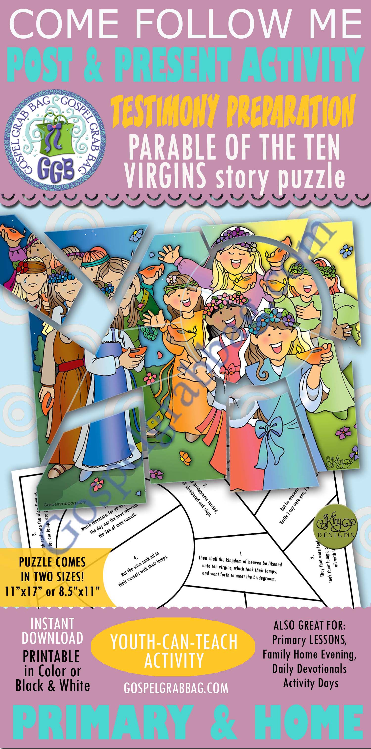 I Need My Own Testimony: “Parable of the Ten Virgins” (story-puzzle)