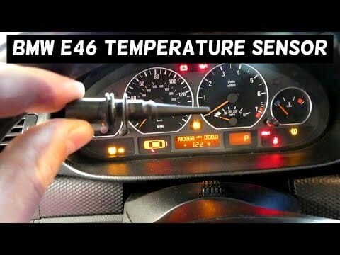 How to replace ambient air temperature sensor on bmw e46
