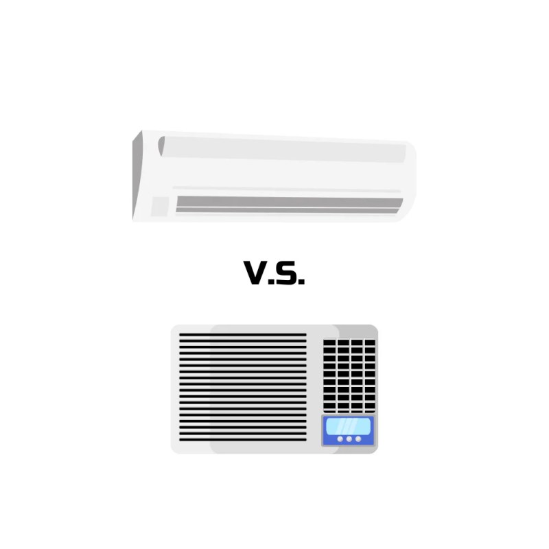 Air Conditioners Mini Split Vs Window Unit Pros Cons - Best Minimal Illustrations in Ultra HD