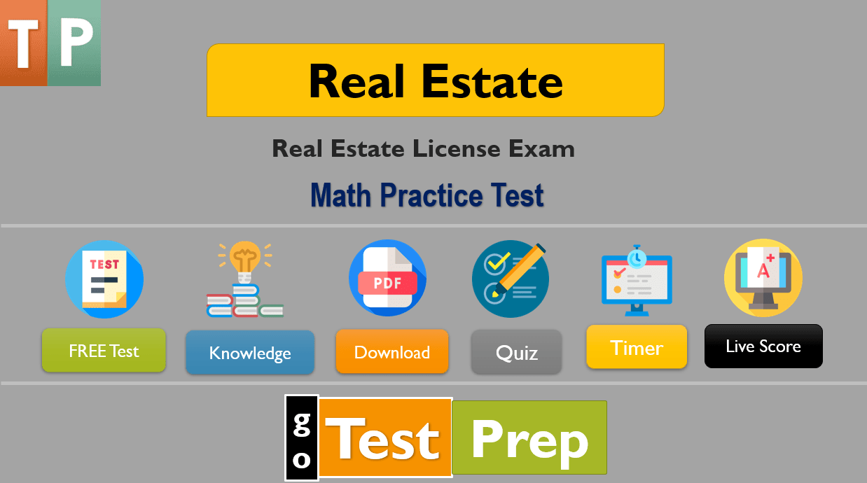 Real estate exam math practice test 2023
