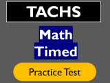 Tachs Math Practice Test 2025 Part 1 And 2 Timed
