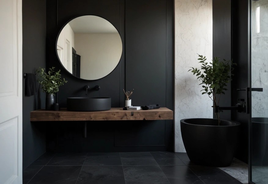 Matte Black Fixtures