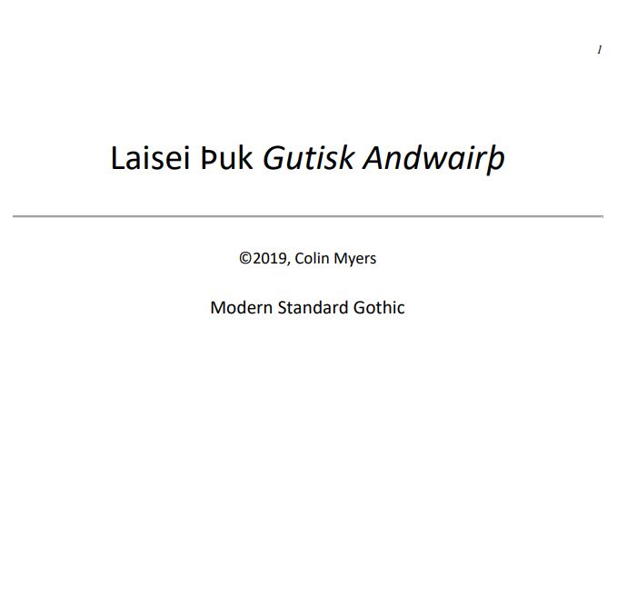 The Gothic Language - Premium Gradient Design Gallery - Retina