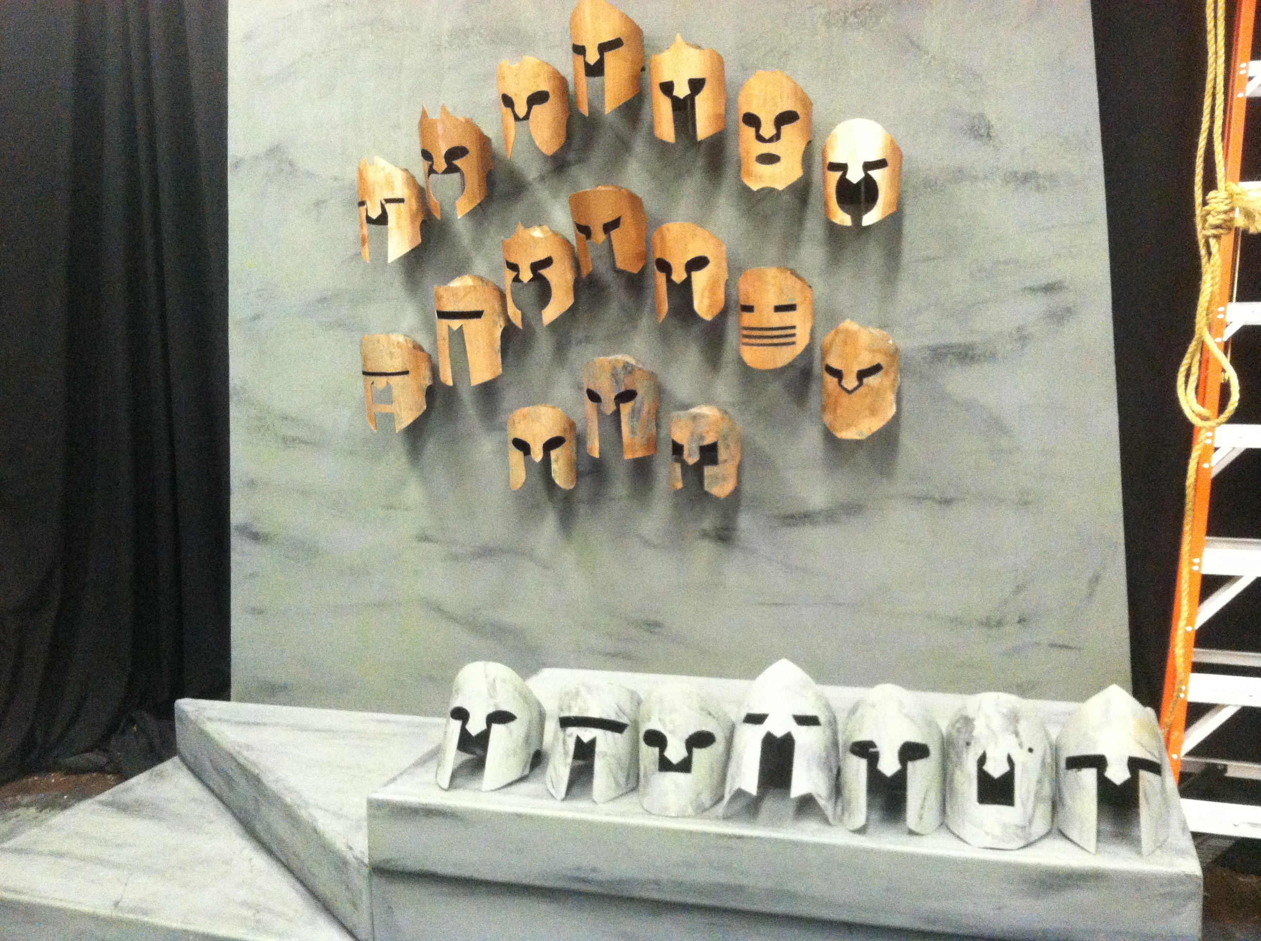 Helmets/Masks - Titus Andronicus