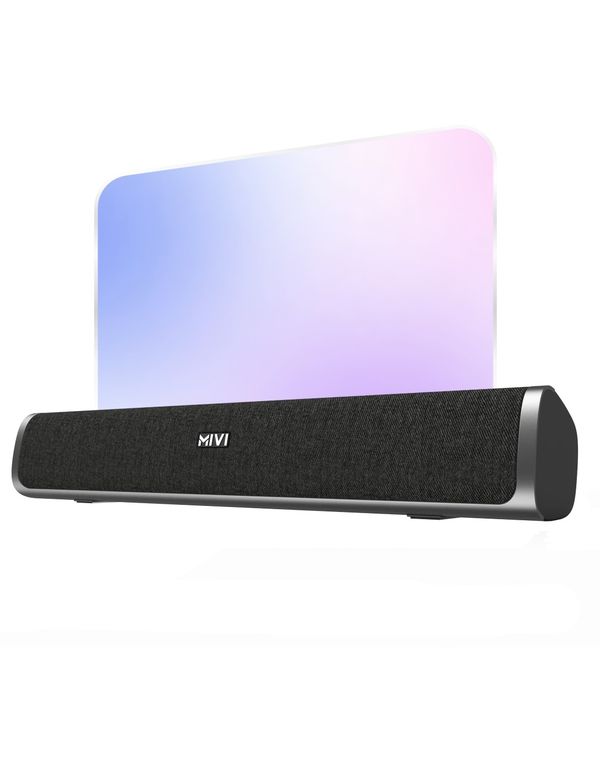 Mivi Fort S16 Soundbar with 2 full range drivers, Made in India 16 W Bluetooth Soundbar
