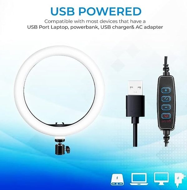 12 inch LED Selfie Ring Light with 3 Color Modes Lighting for Mobile Phones & Camera, YouTube|Photo-Shoot|Video Shoot|Live Stream - Image 5