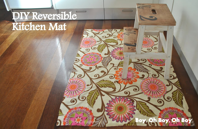 Featured: Reversible Kitchen Mat Tutorial