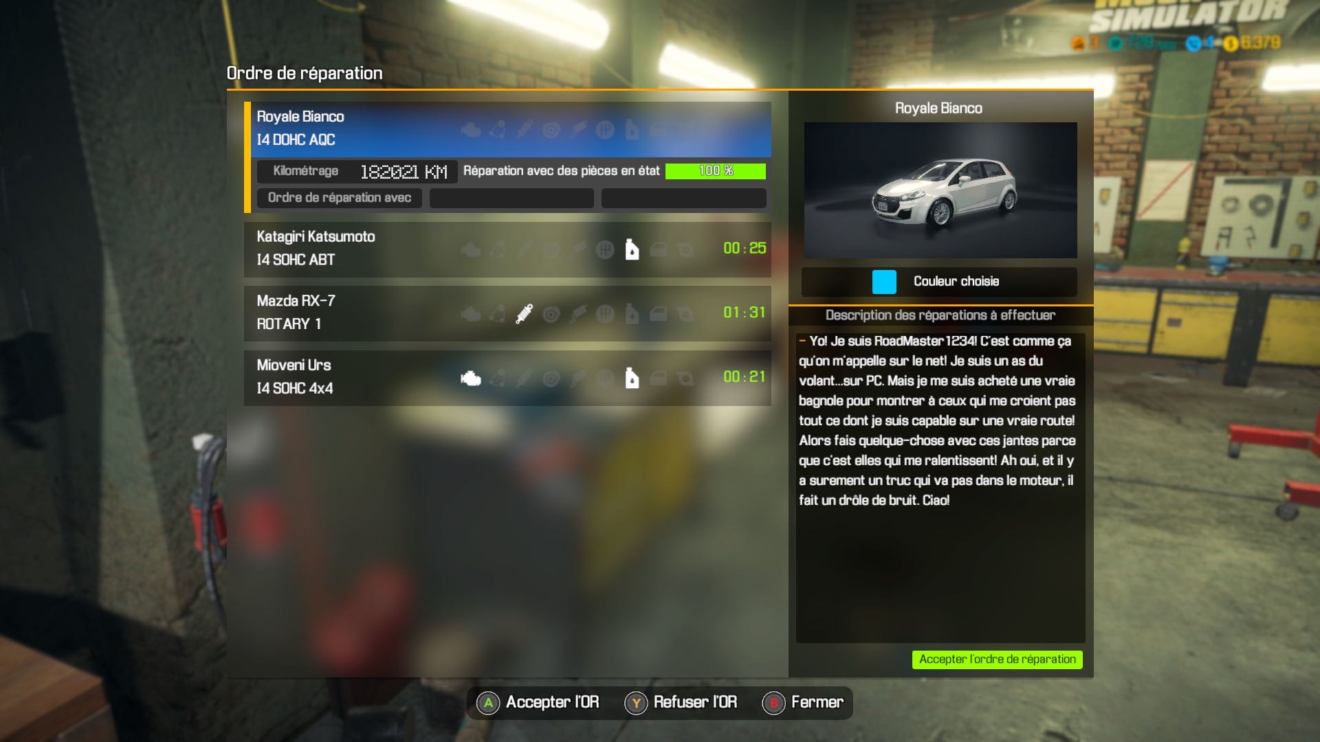 test Car Mechanic Simulator