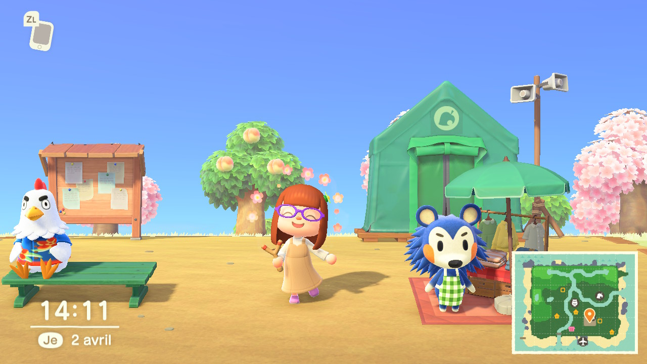 Test Animal Crossing New Horizons