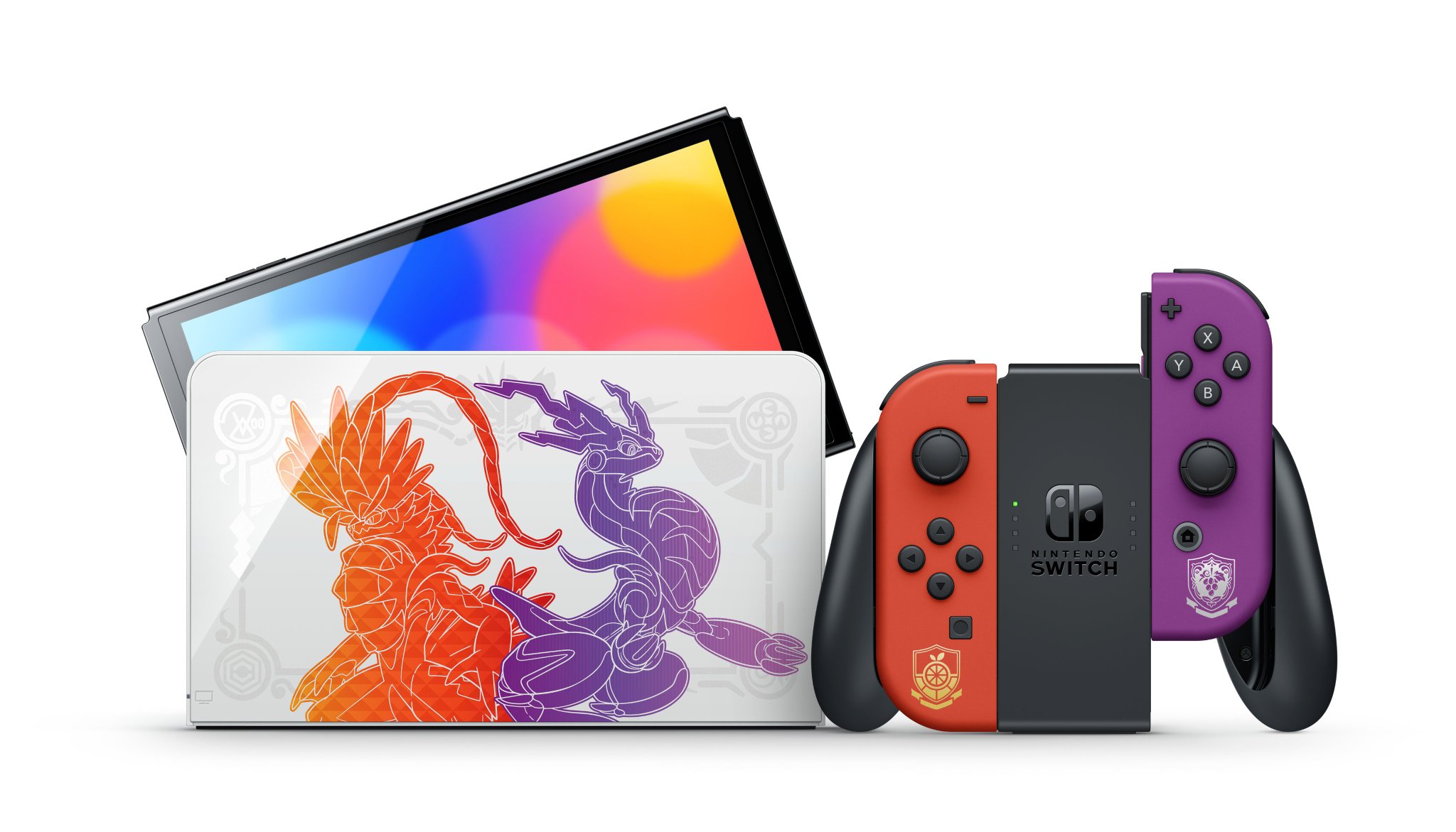 Switch OLED édition limitée Pokémon écarlate et violet