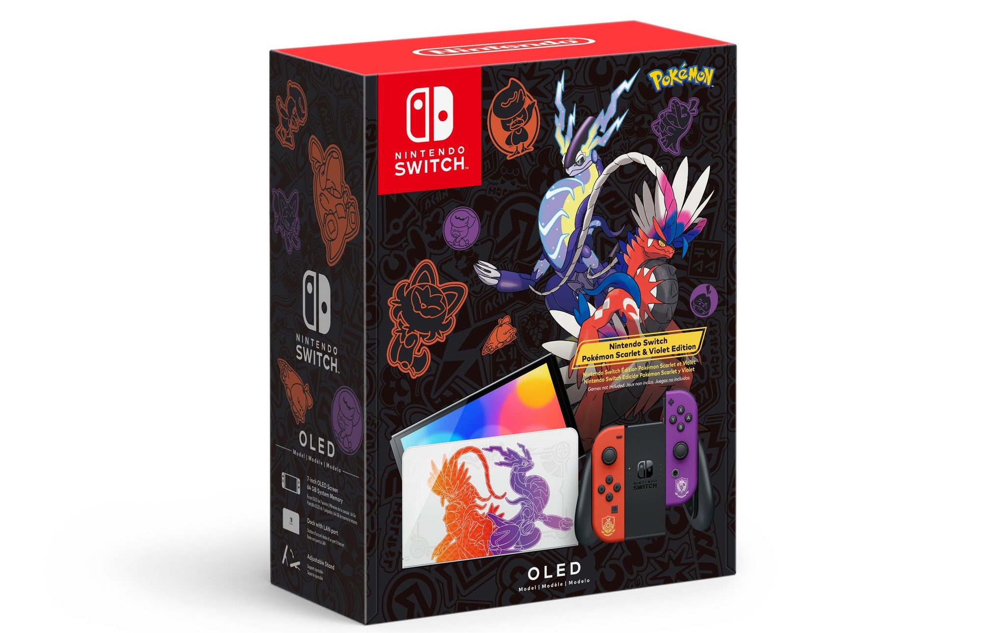 Switch OLED Édition Pokémon Écarlate & Violet