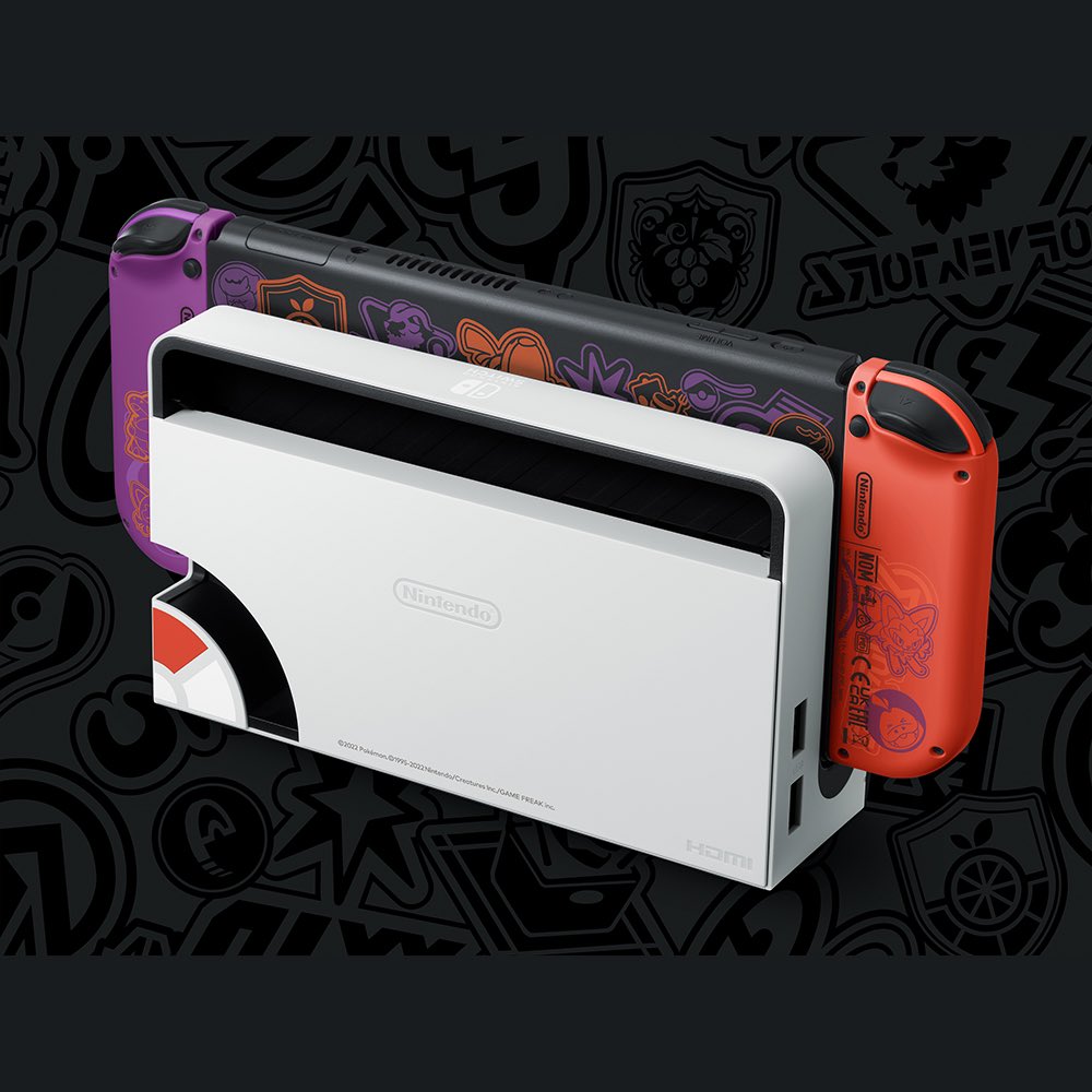 Switch OLED édition limitée Pokémon écarlate et violet