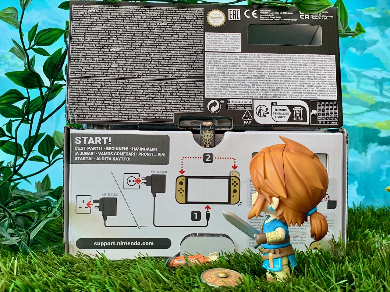 unboxing Switch Oled Zelda Tears of the kingdom