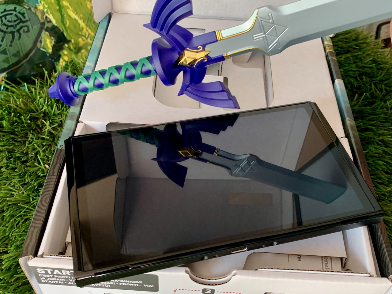 unboxing Switch Oled Zelda Tears of the kingdom
