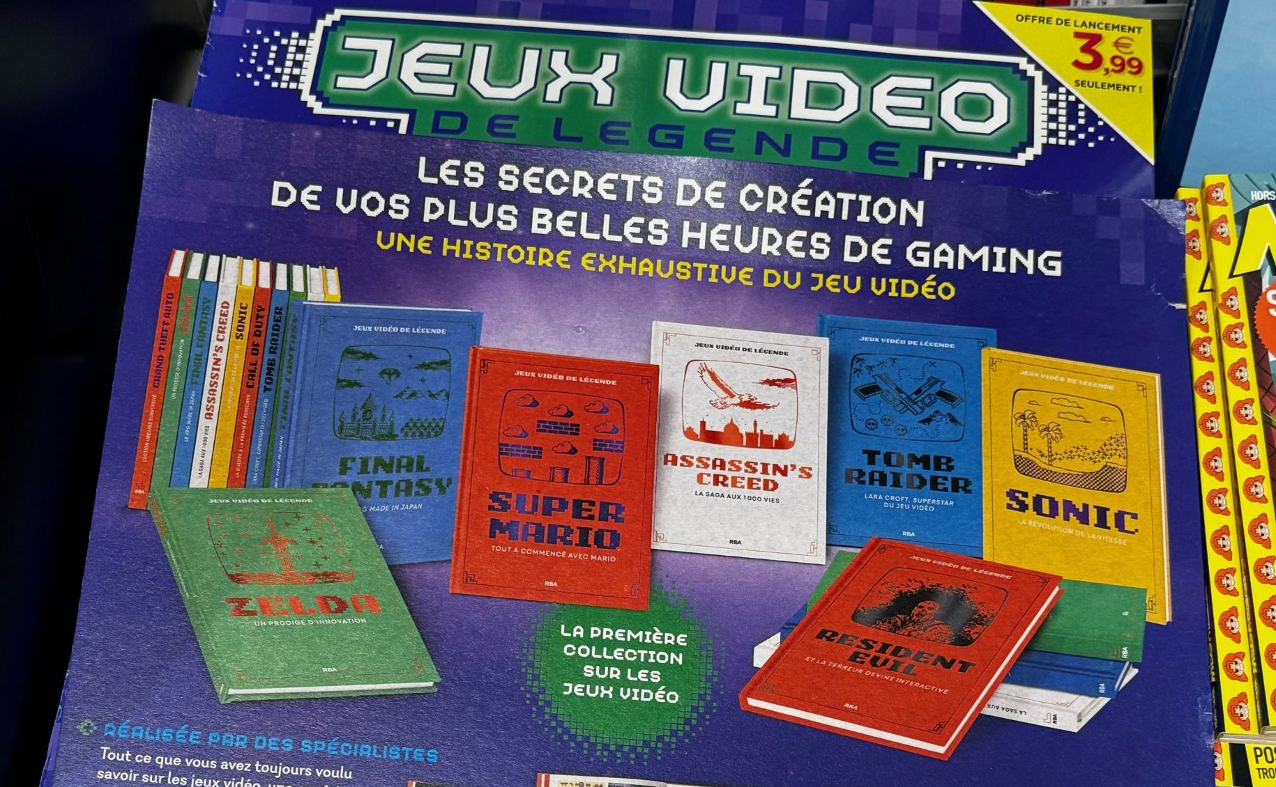 Collection jeux video de legende Super Mario