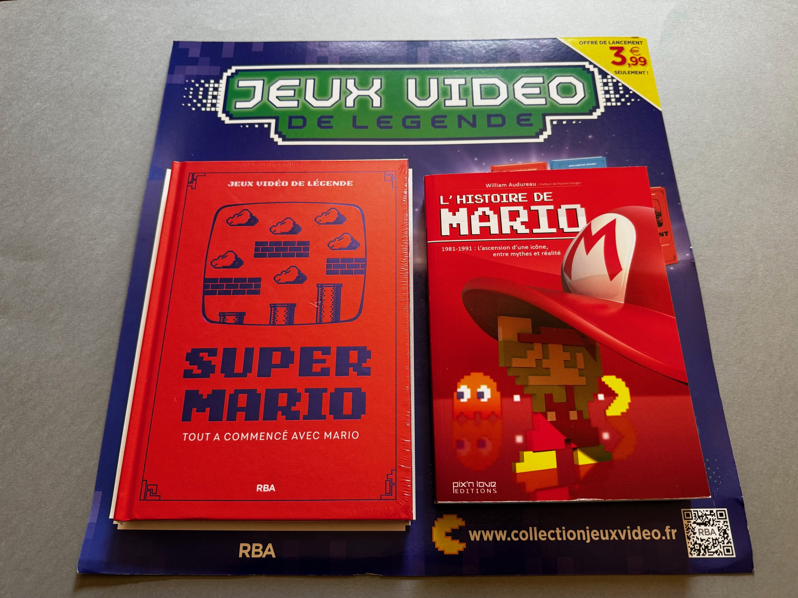 Collection jeux video de legende Super Mario