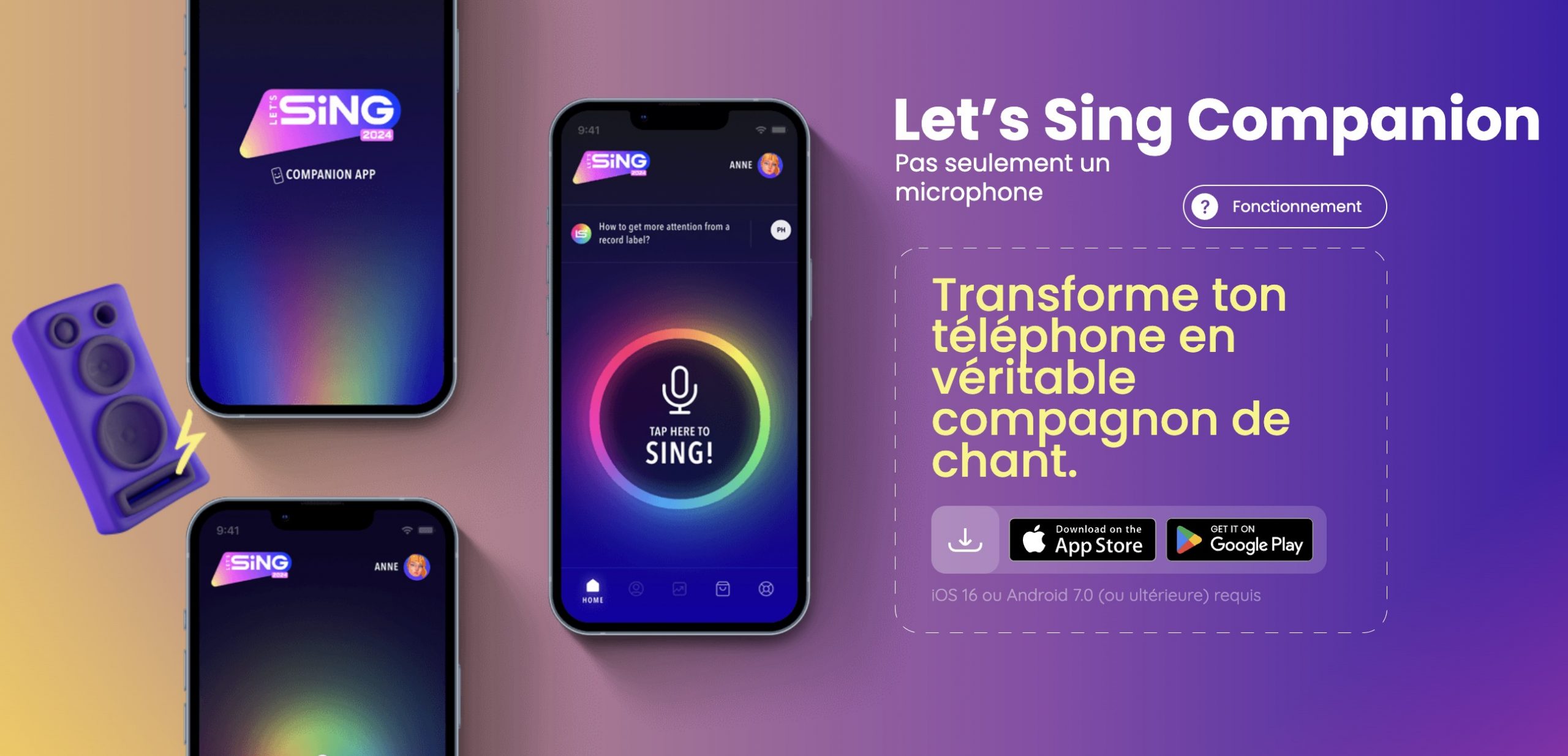 Appli let's sing 2025