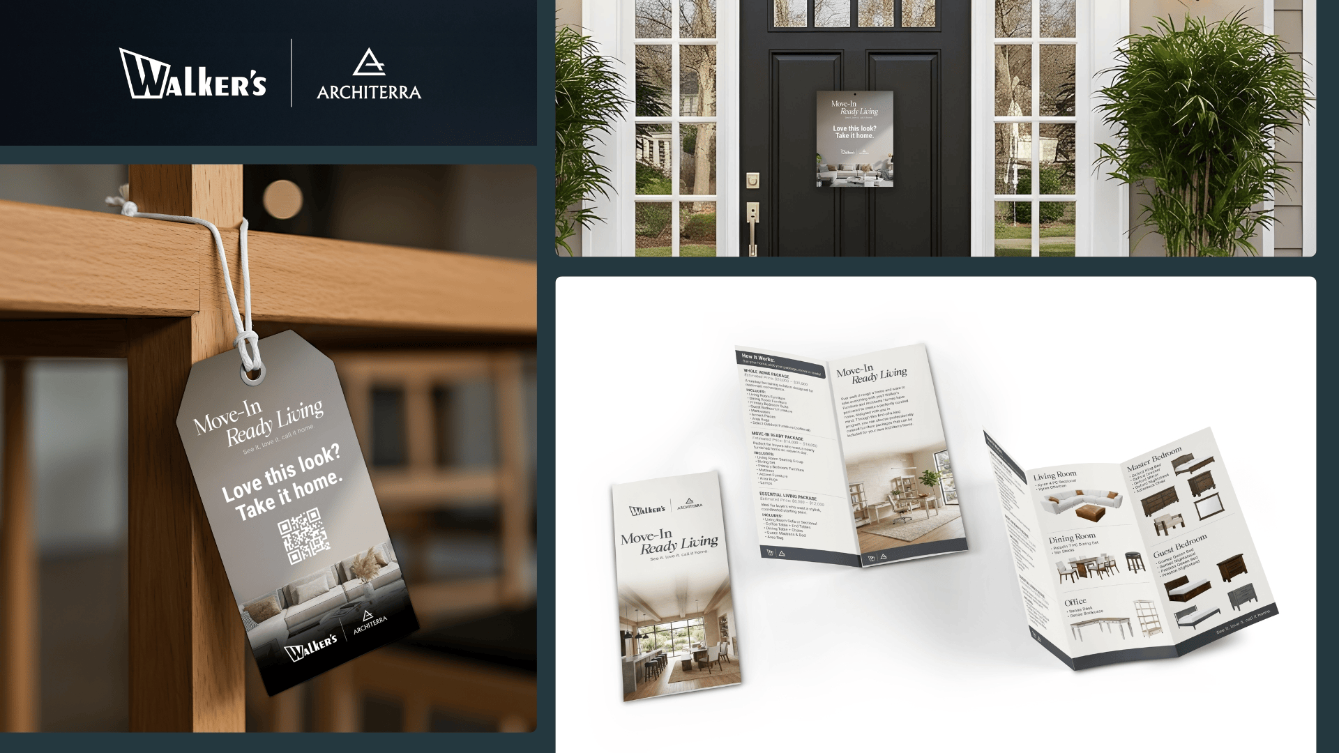 Walkers Furniture and Architerra Homes Branding Design