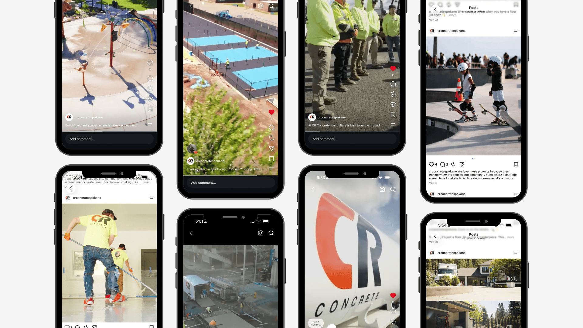 Cr Concrete Social Media