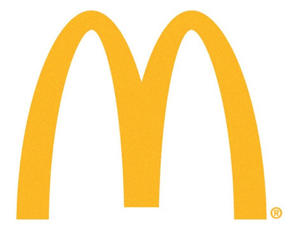 80年代/90年代の、黄色と青のゴールデンアーチロゴが入ったマクドナルド マクドナルドのロゴの歴史。あれは“M”ではなかった！？ - 日本最大級の