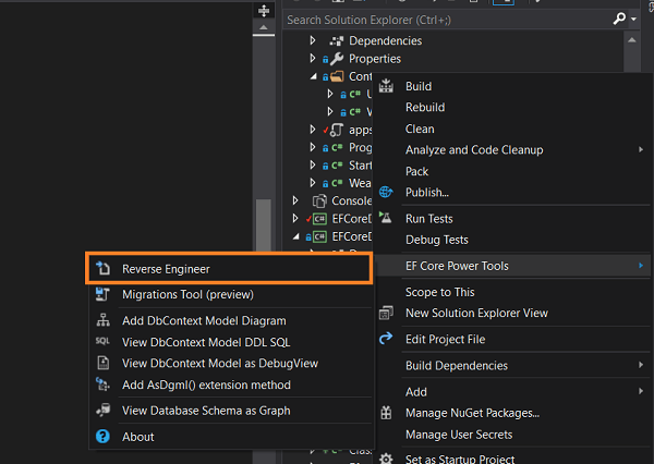 Entity Framework Core 3.1 – Reverse Engineering - Gowtham K