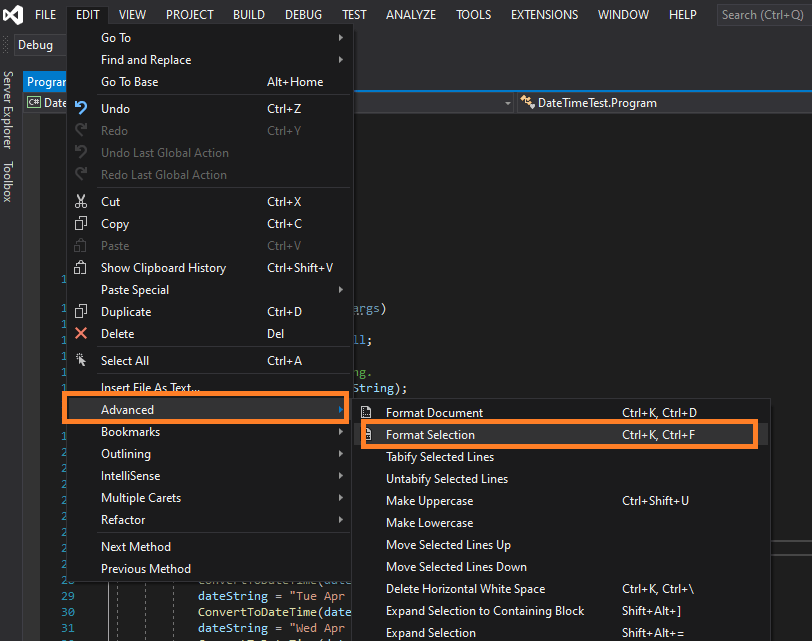 Menu Visual Studio Design Customize context menu in Visual Studio IDE - Gowtham K