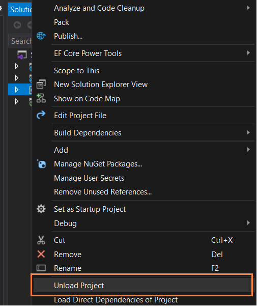 Solution Filter in Visual Studio - Gowtham K