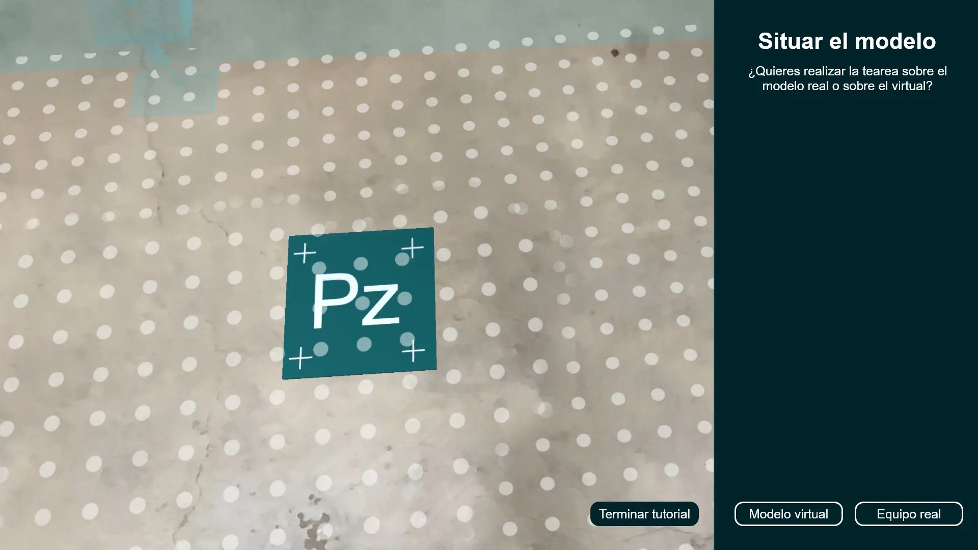 Interactive AR interface for monitoring medical waste processing machines arcore pose to use with Digital twin