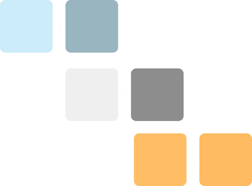Transición de colores design system