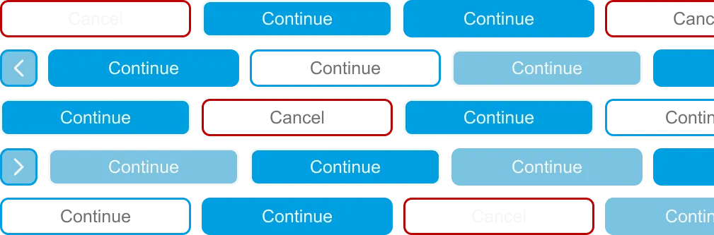 Botones del sistema de diseño platform system