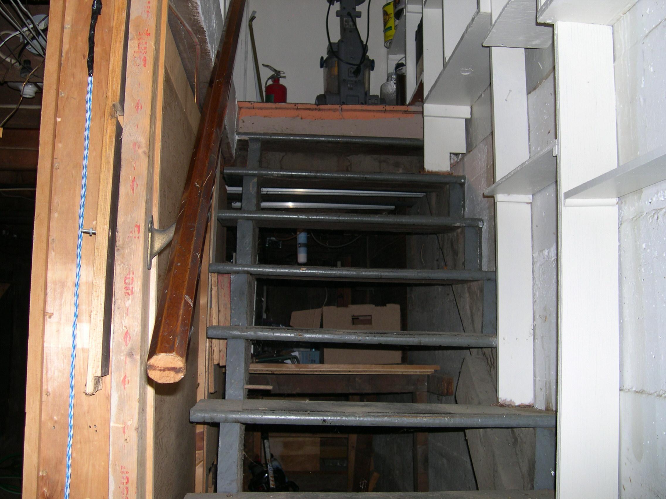 Up to the living room