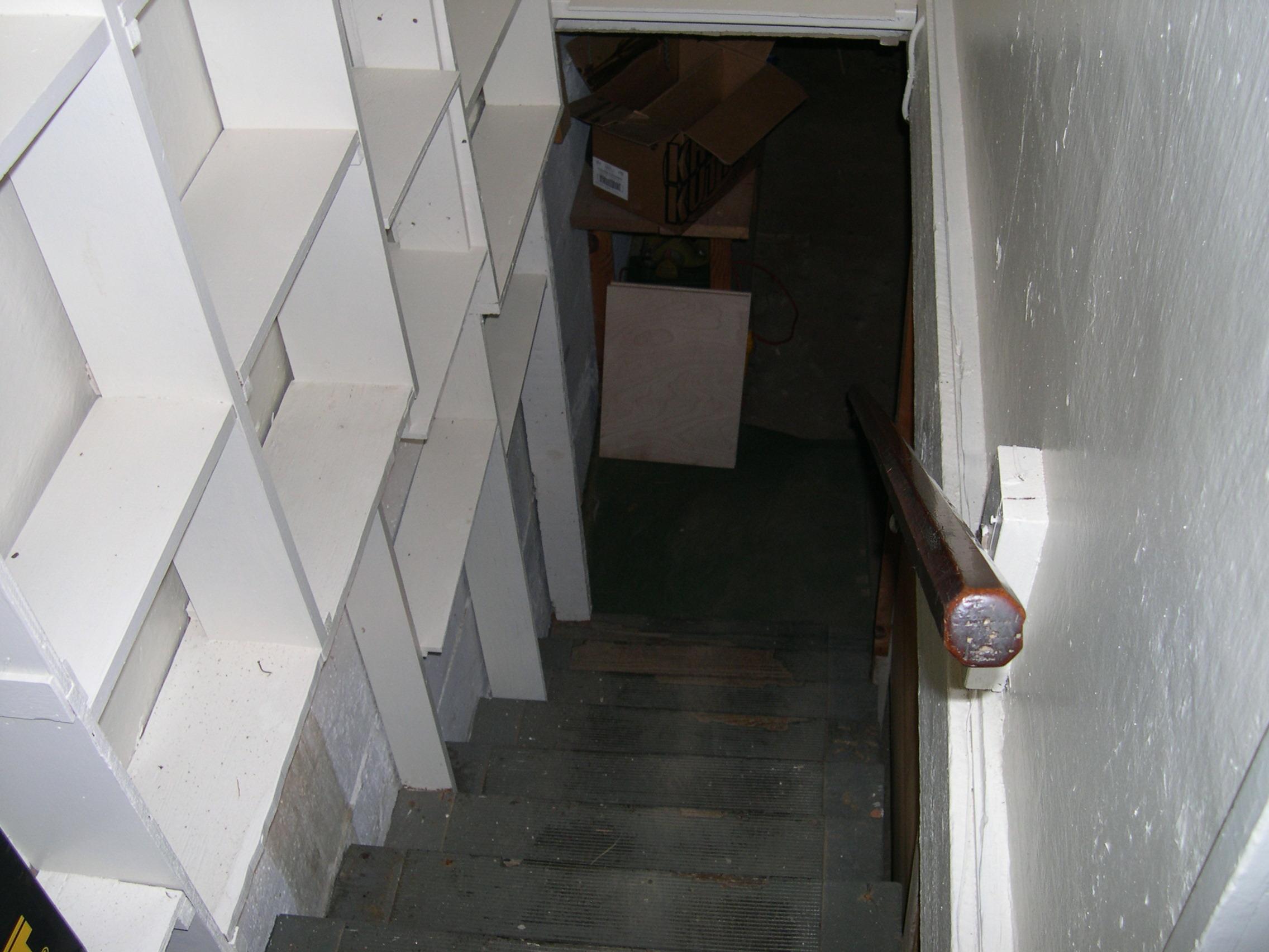 Down to the basement