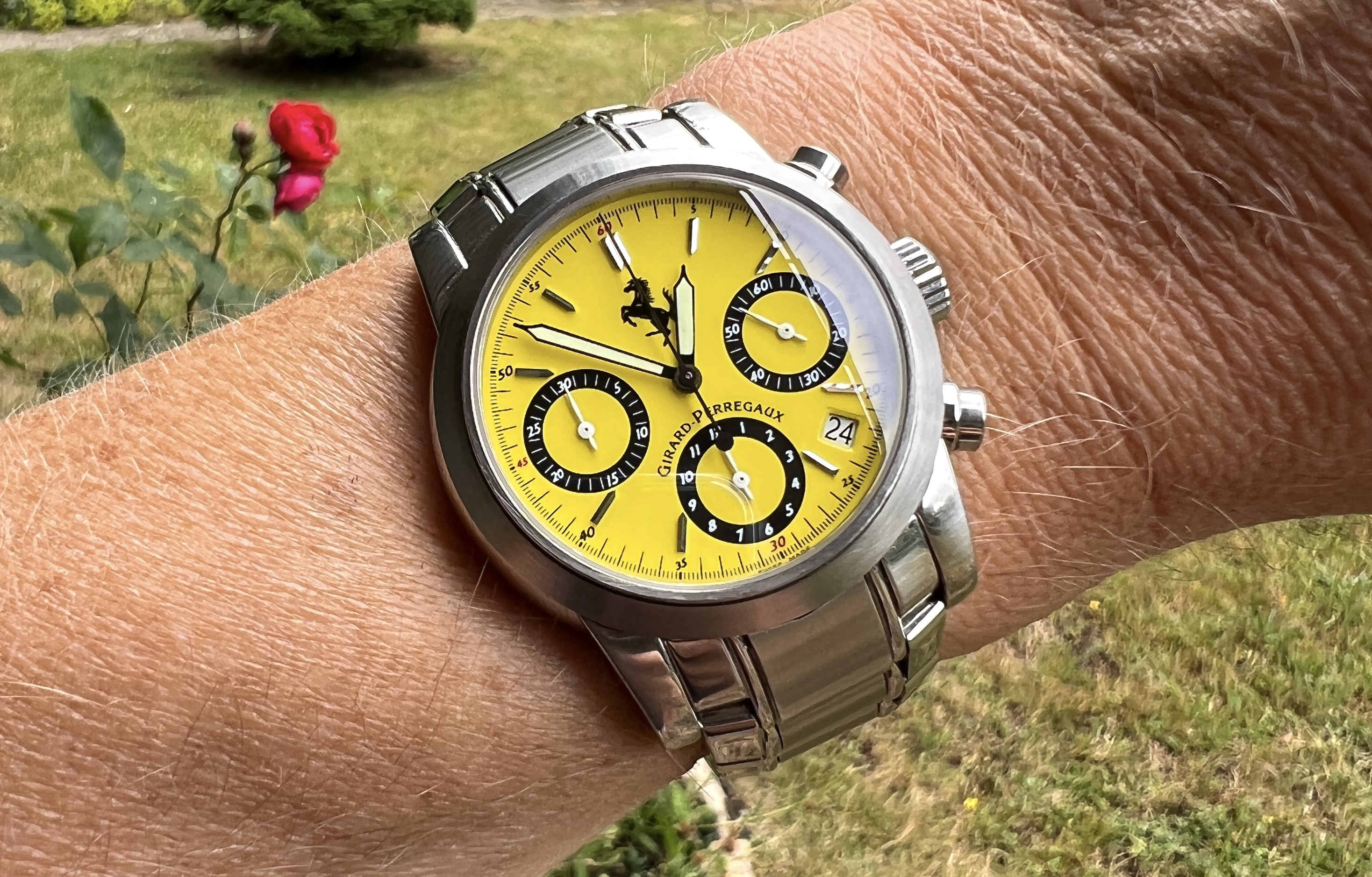 from/my/collection: Girard-Perregaux pour Ferrari Chronograph 8020
