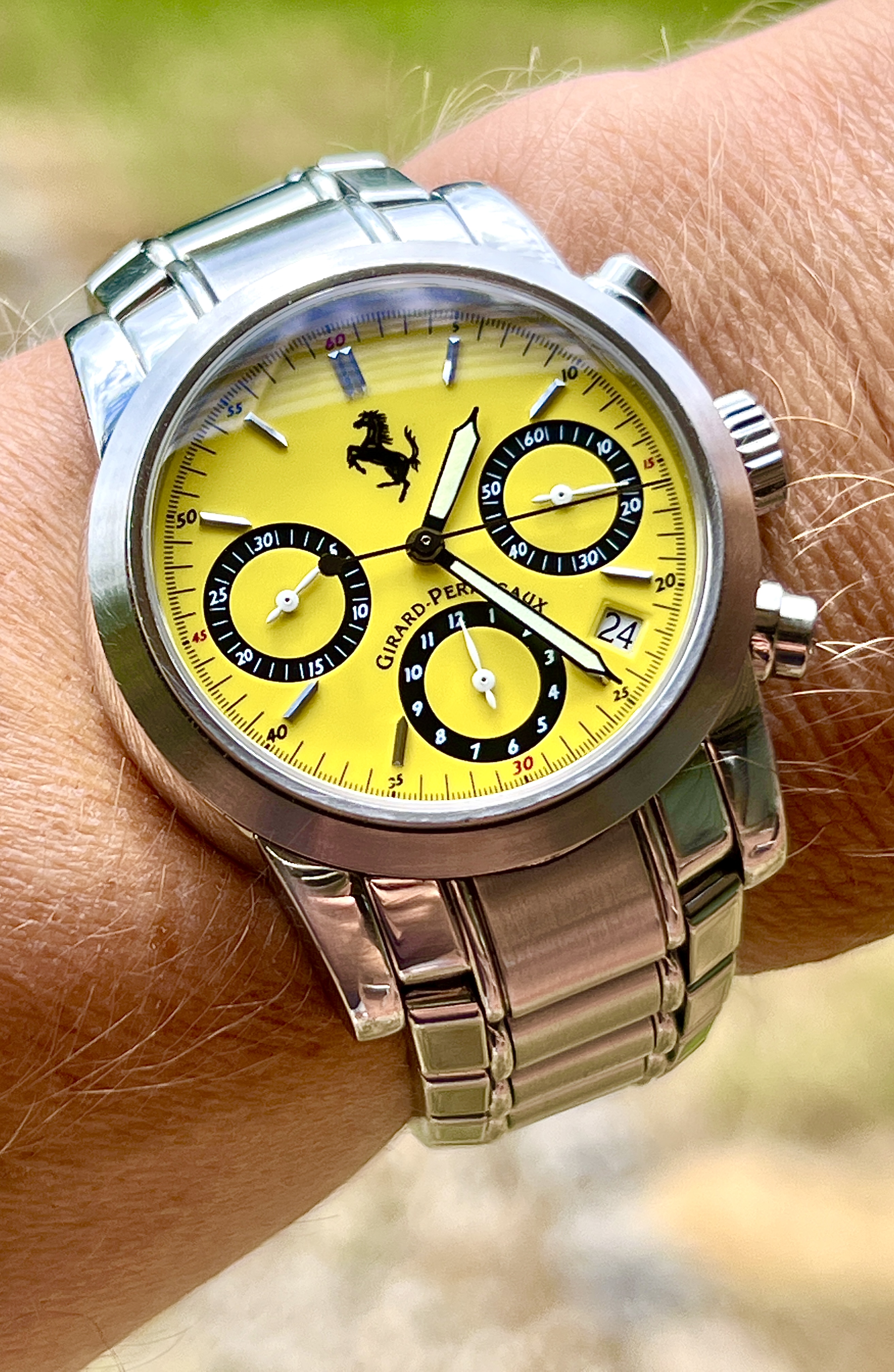 from/my/collection: Girard-Perregaux pour Ferrari Chronograph 8020