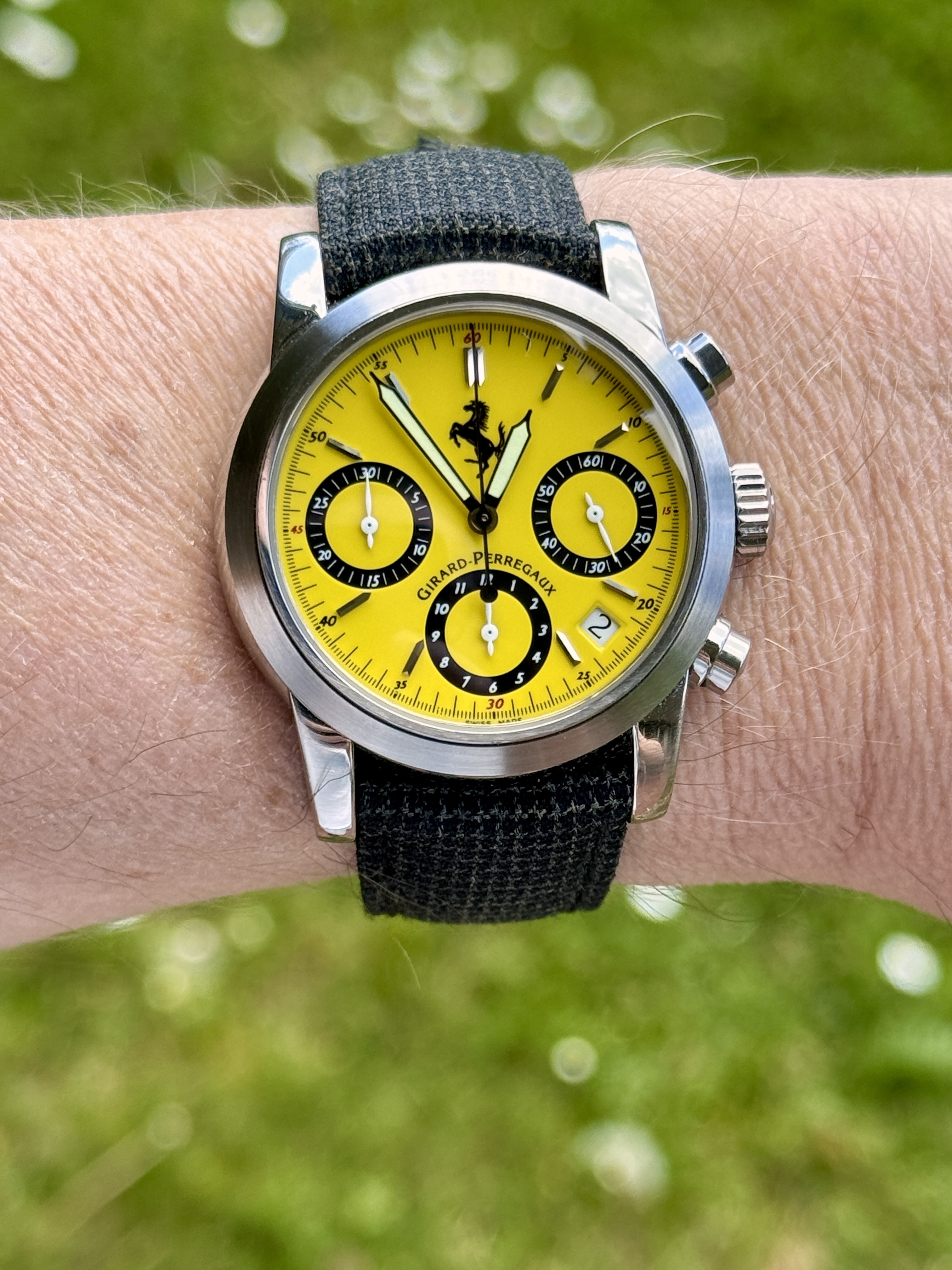 from/my/collection: Girard-Perregaux pour Ferrari Chronograph 8020