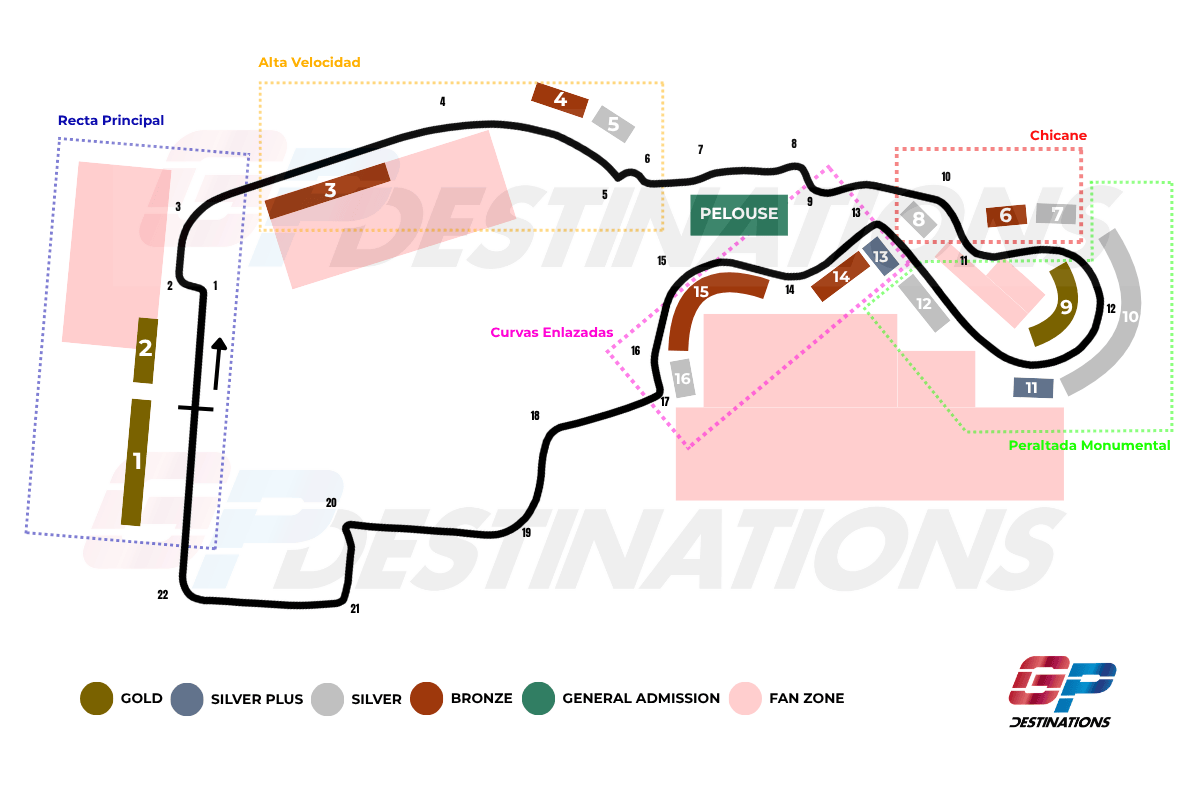 Trackside In Madrid 2026 Spanish Grand Prix Com Madring Grandstand And Track Map 
