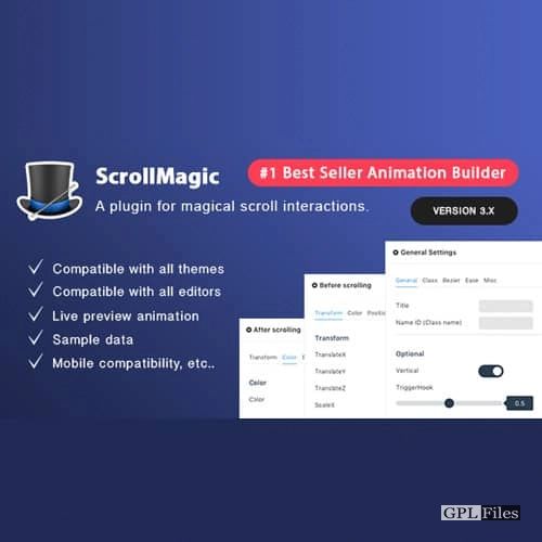 Scroll Magic Wordpress Scrolling Animation Builder Plugin Gpl Theme Resocraft - Premium Ocean Picture Gallery - HD