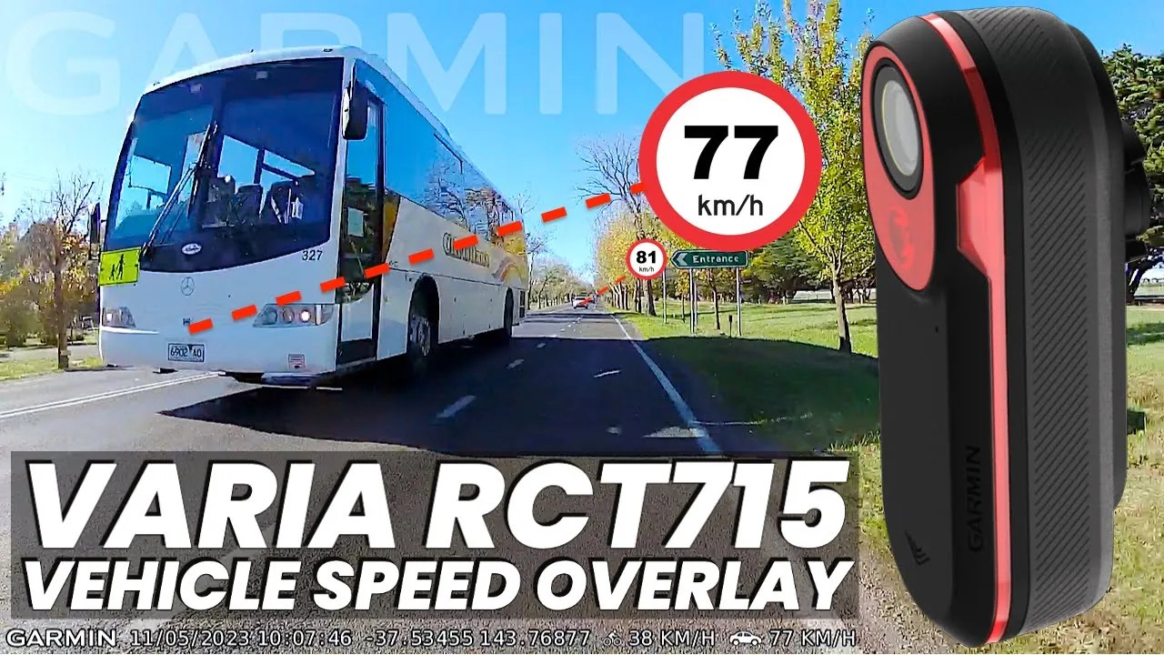 Garmin Varia RCT715 Speed Overlay GPLama