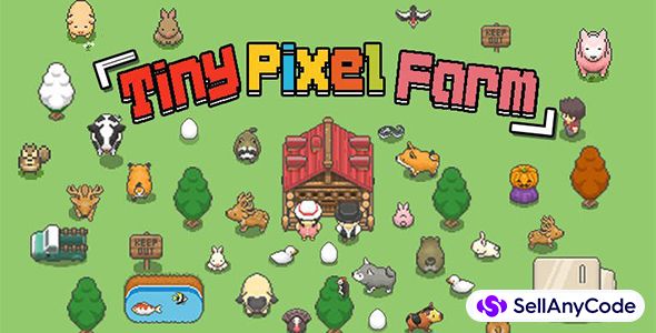 1tiny Pixel Farm Simple Farm Game Sell Unity Code - 4K Vintage Wallpapers for Desktop