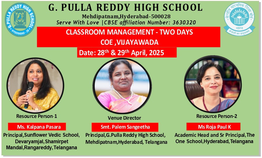 Classroom Management April 2025