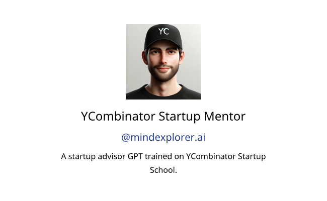 YCombinator Startup Mentor GPTs Features And Functions, Examples And ...