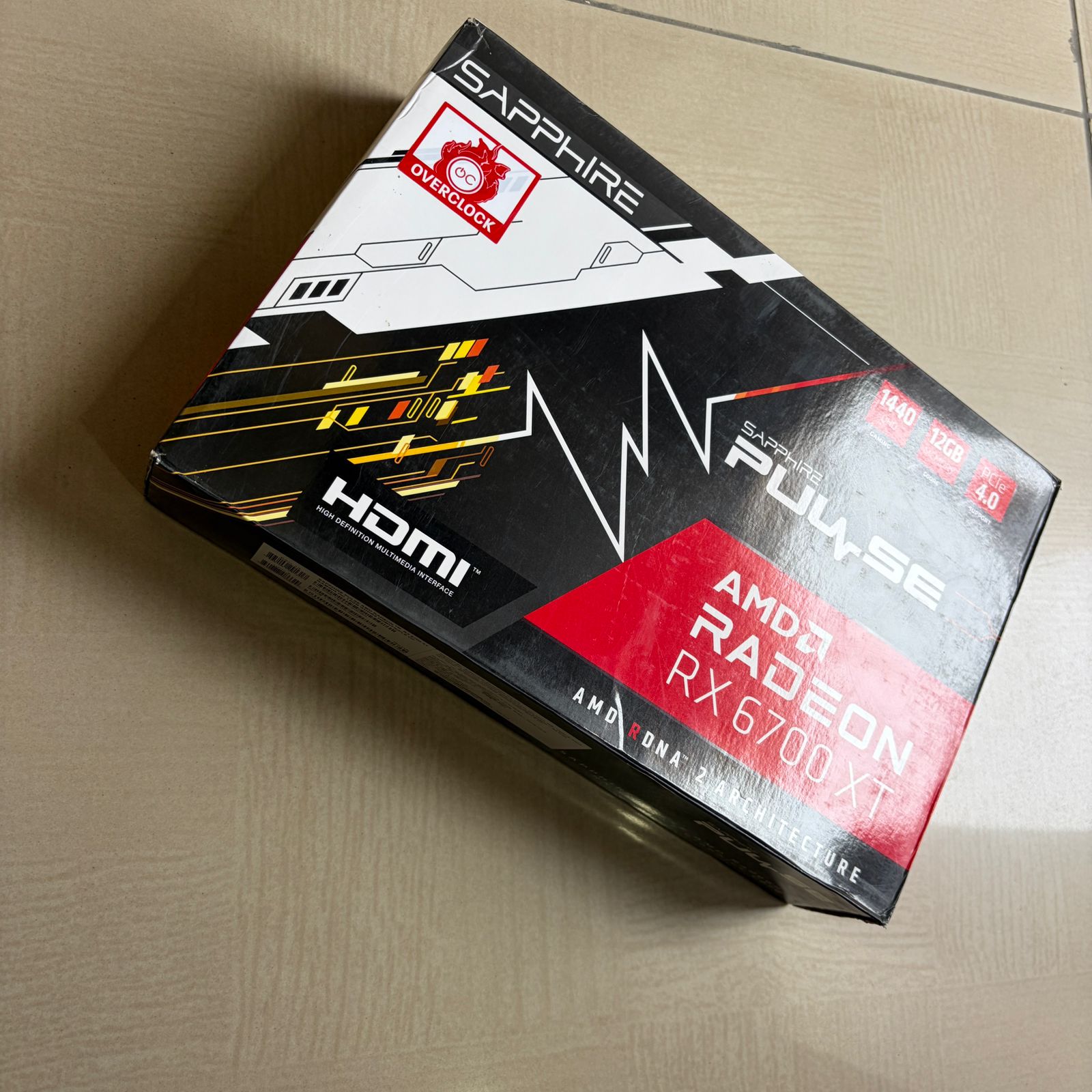 AMD Radeon Sapphire RX 6700XT Pulse 12GB Gaming Graphcis Card