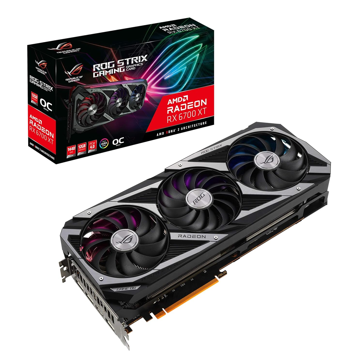 ASUS ROG STRIX RX 6700XT 12G GAMING Graphics Card 3 ASUS ROG STRIX RX 6700XT