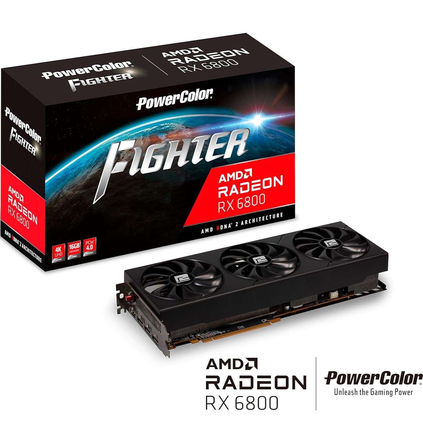 PowerColor Radeon RX 6800 Fighter 16GB GDDR6 Graphics Card | RDNA
