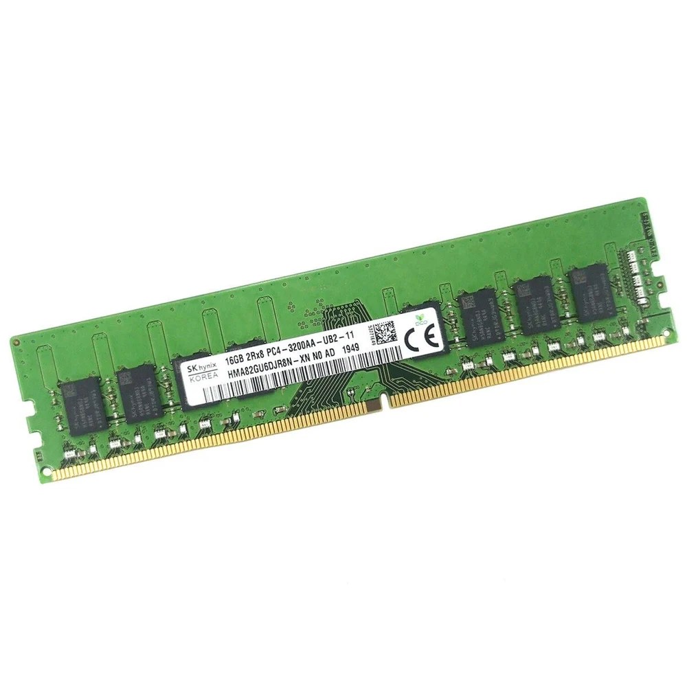 SK Hynix 16GB DDR4 3200MHz Desktop RAM (PC4-25600, UDIMM, Original