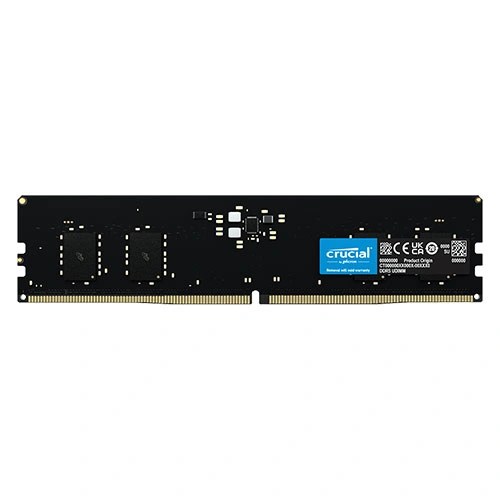Crucial 8GB DDR5 5600MHz CL46 Desktop RAM (CT8G56C46U5, UDIMM, 1.1