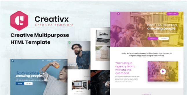 Creativx Creative Multipurpose Html Template - Best Ocean Illustrations in Mobile