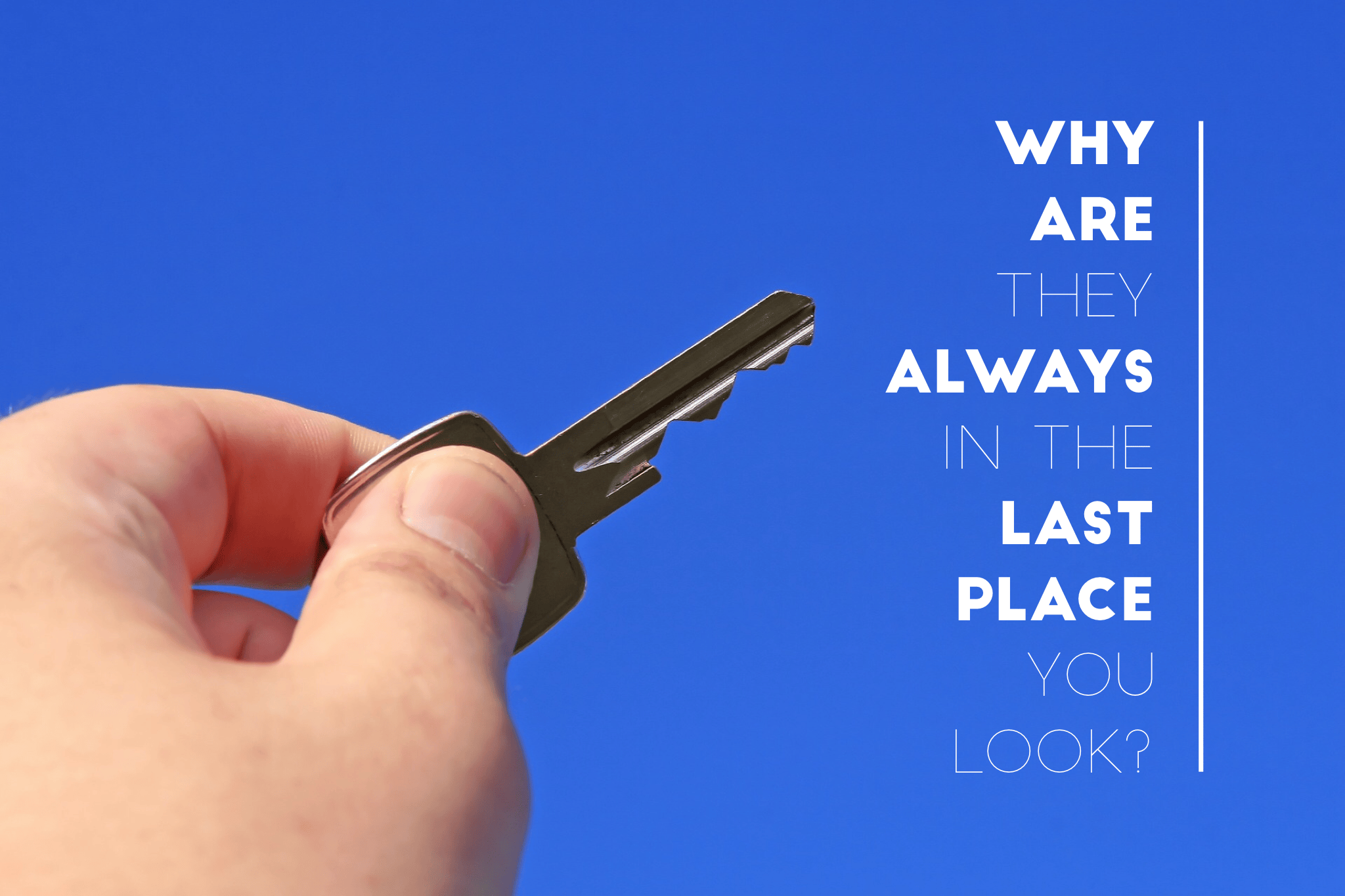 The Bible, and Looking for Car Keys
