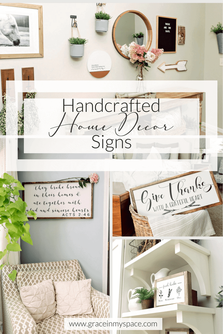Home decor sign round up: top sources for handmade signs